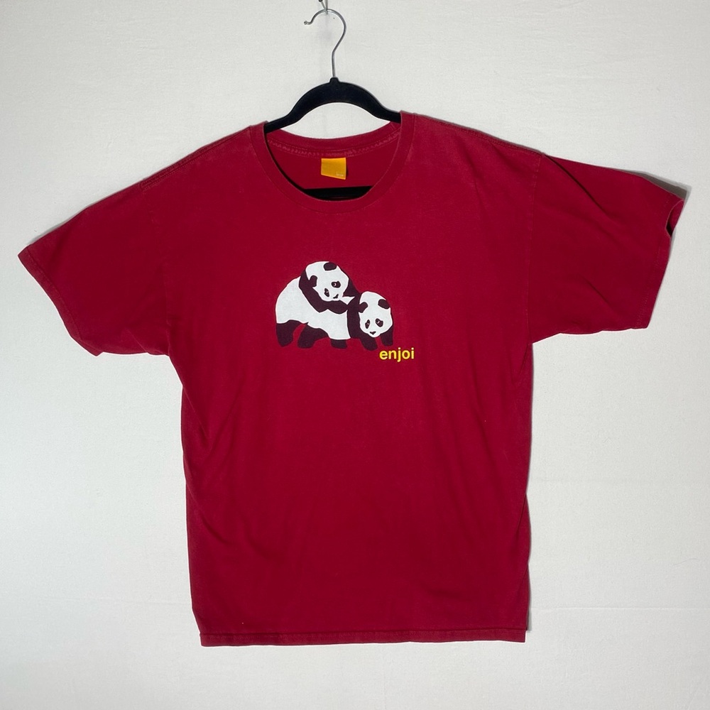 Vintage Enjoi Red Panda Graphic Tee Cotton T Shirt L Streetwear